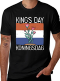 Kings Day T-Shirt: Koningsdag Holland Flag product image 1