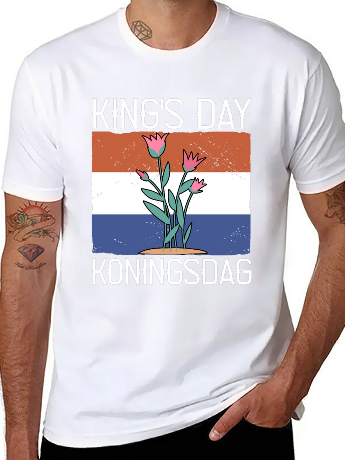 Kings Day T-Shirt: Koningsdag Holland Flag product image 7