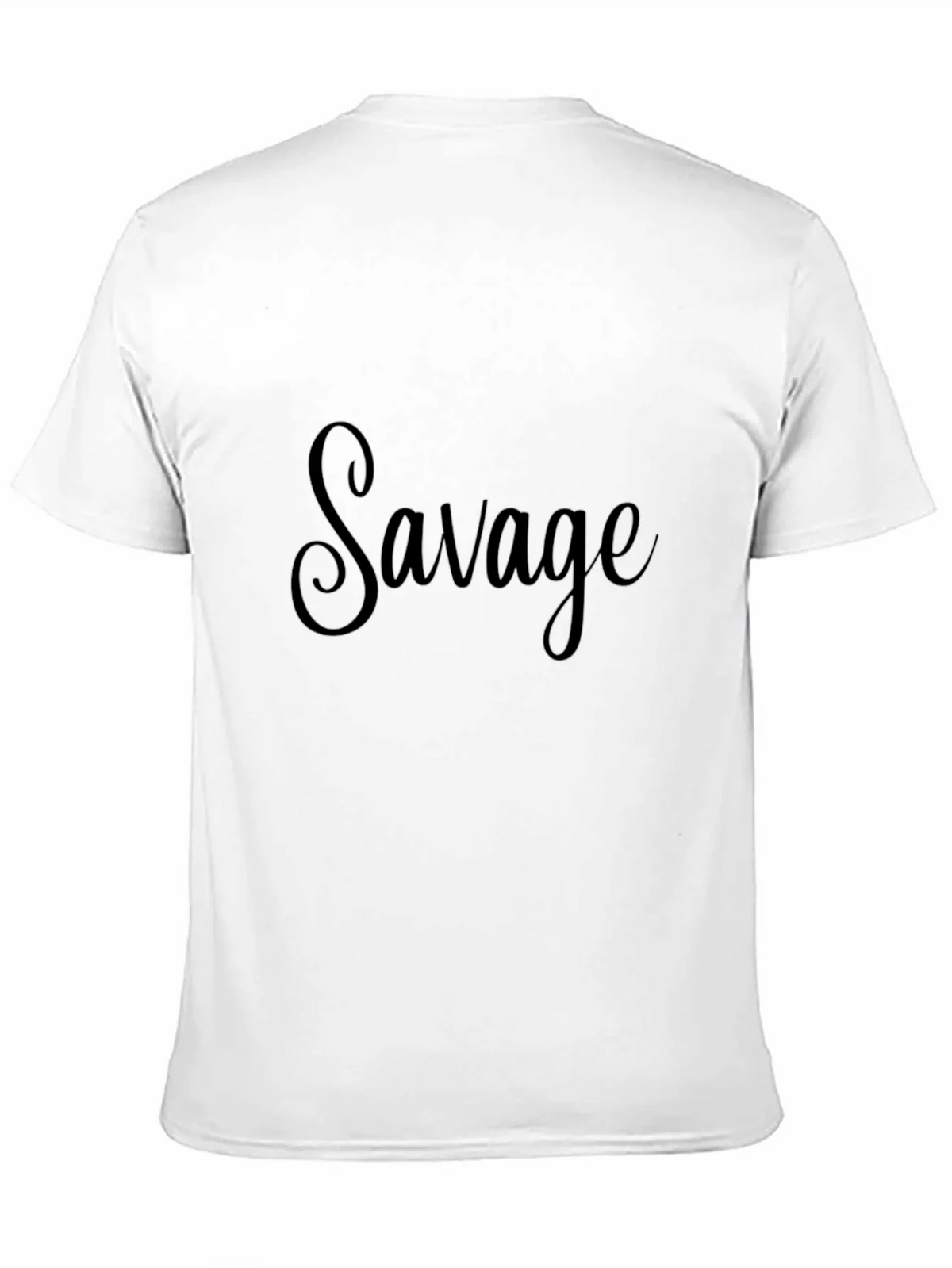 Savage Graphic Tee - Black Cotton Casual Wear product image 10