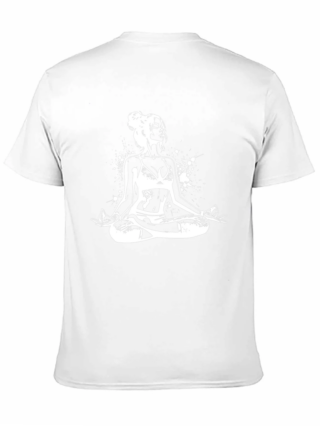 Yoga Pose Graphic Tee - Black Cotton Comfort product image 10