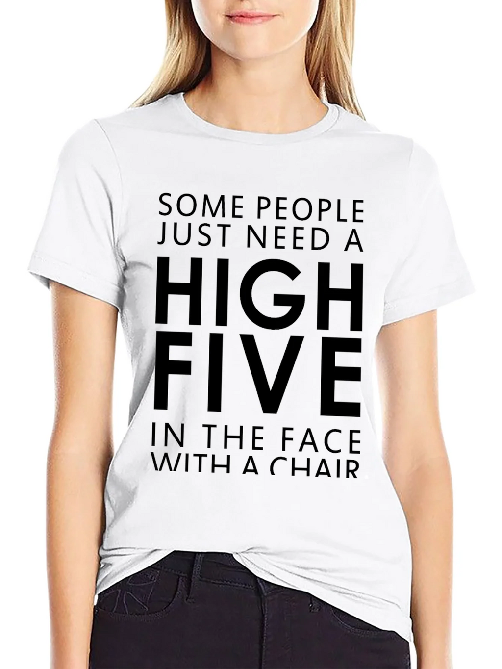 High Five In The Face With A Chair Funny T-Shirt product image 8