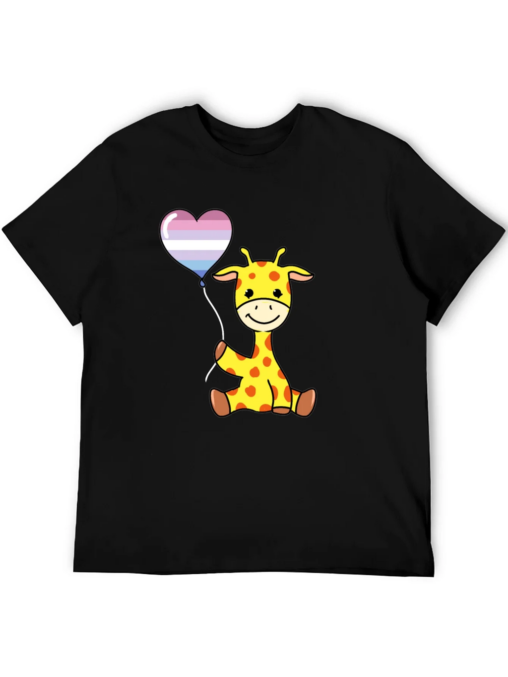 Giraffe Balloon Graphic Tee - Soft Cotton Comfort product image 5