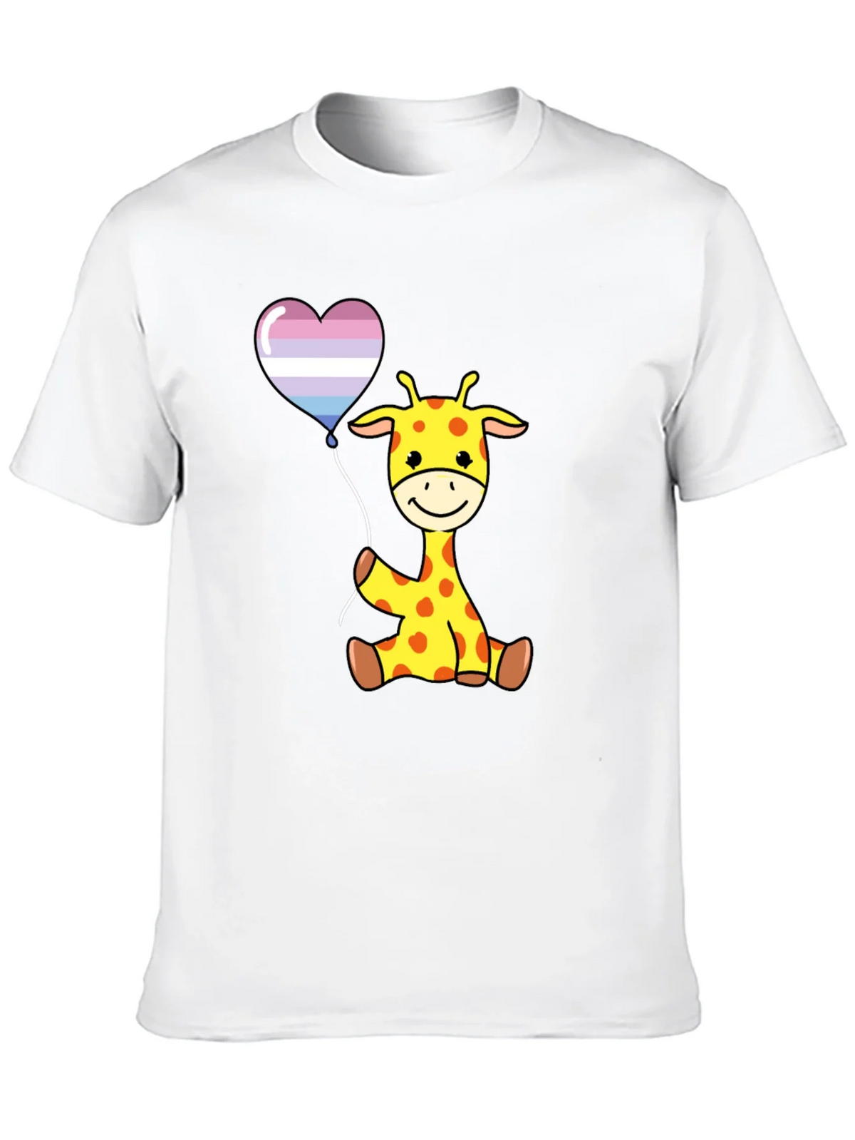 Giraffe Balloon Graphic Tee - Soft Cotton Comfort product image 9