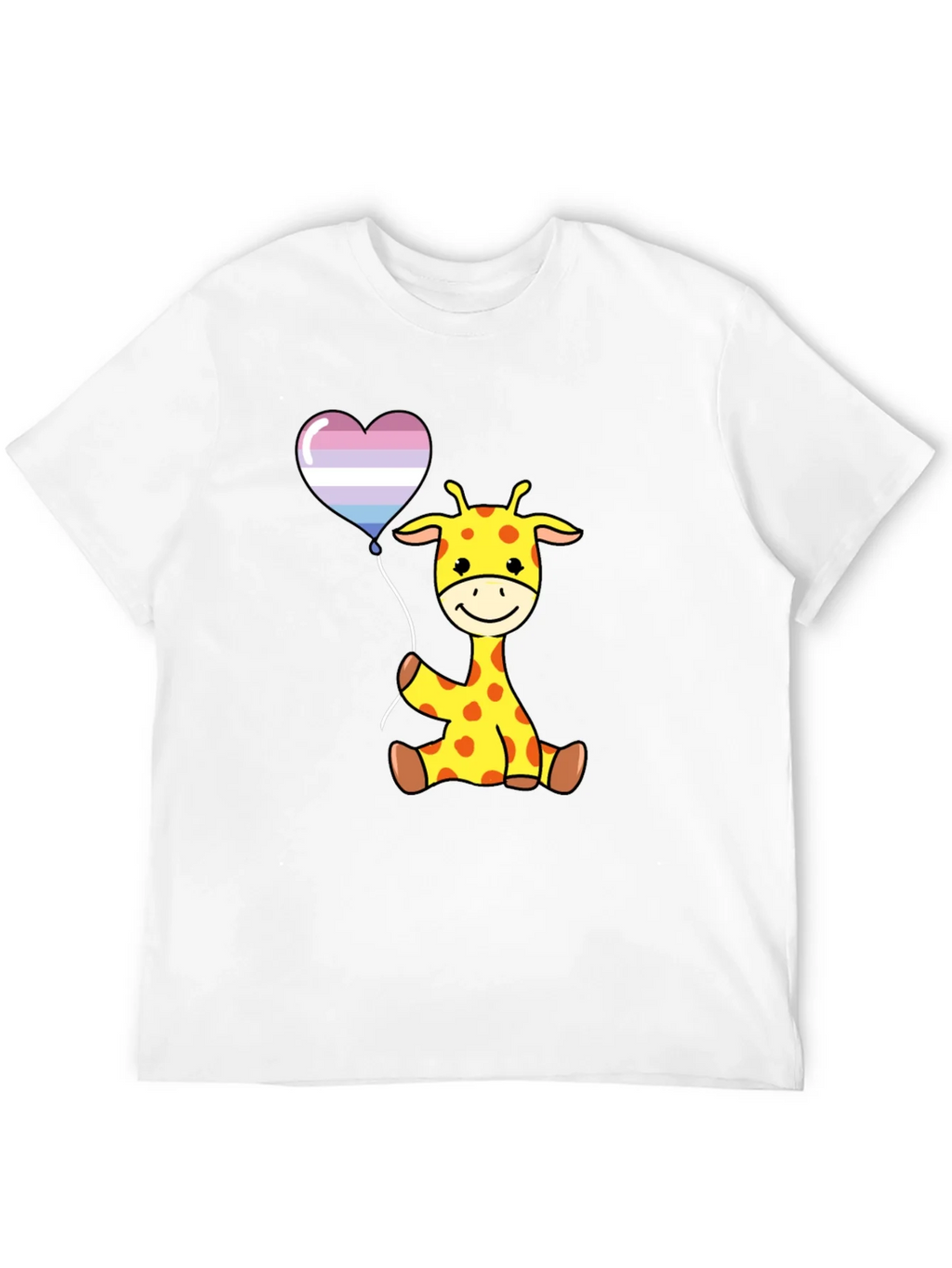 Giraffe Balloon Graphic Tee - Soft Cotton Comfort product image 11