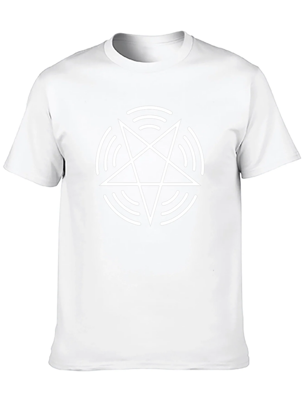 Occult Pentagram Graphic T-Shirt - Black product image 9