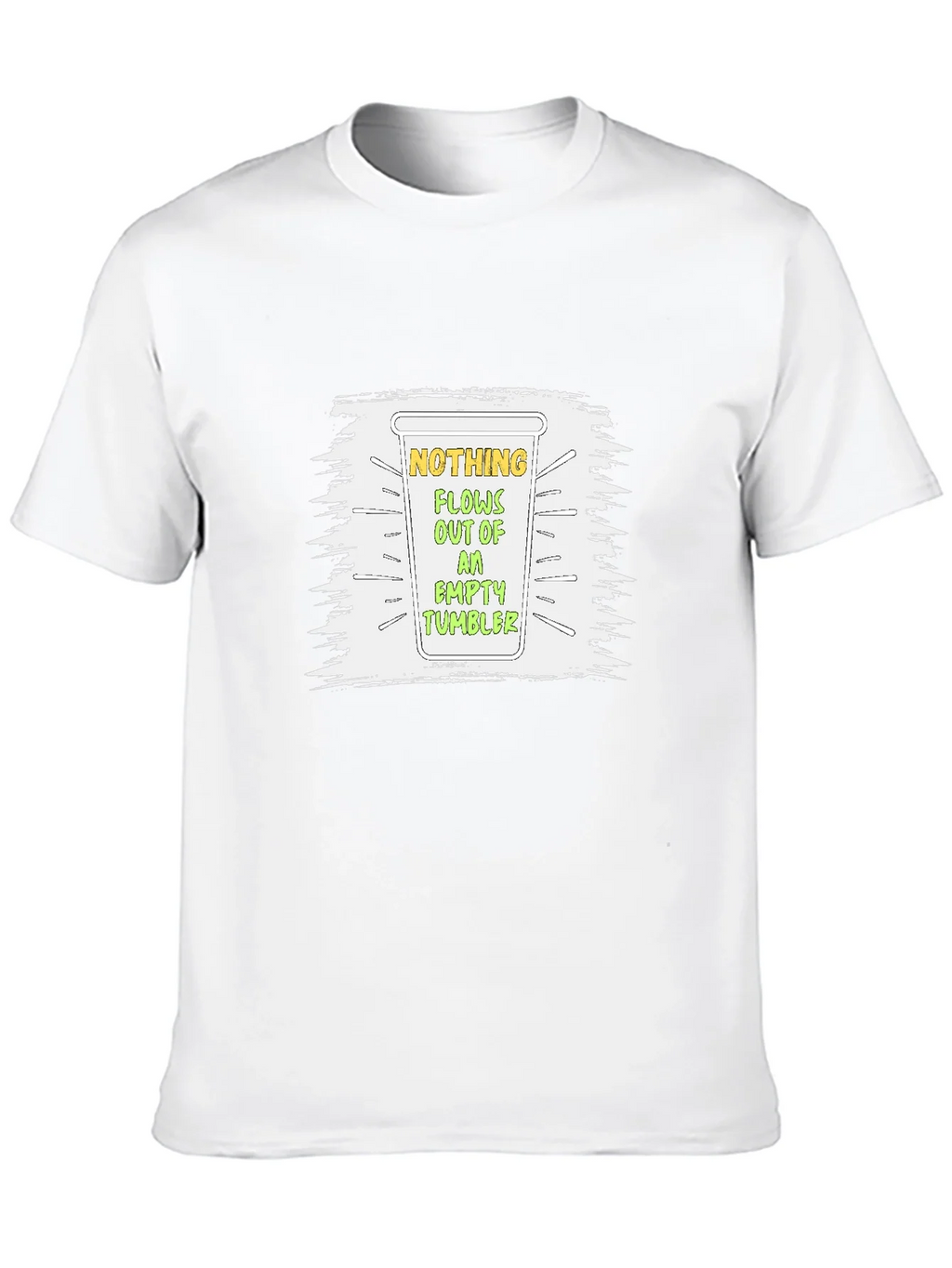 Nothing Flows Empty Tumbler Graphic T-Shirt product image 9