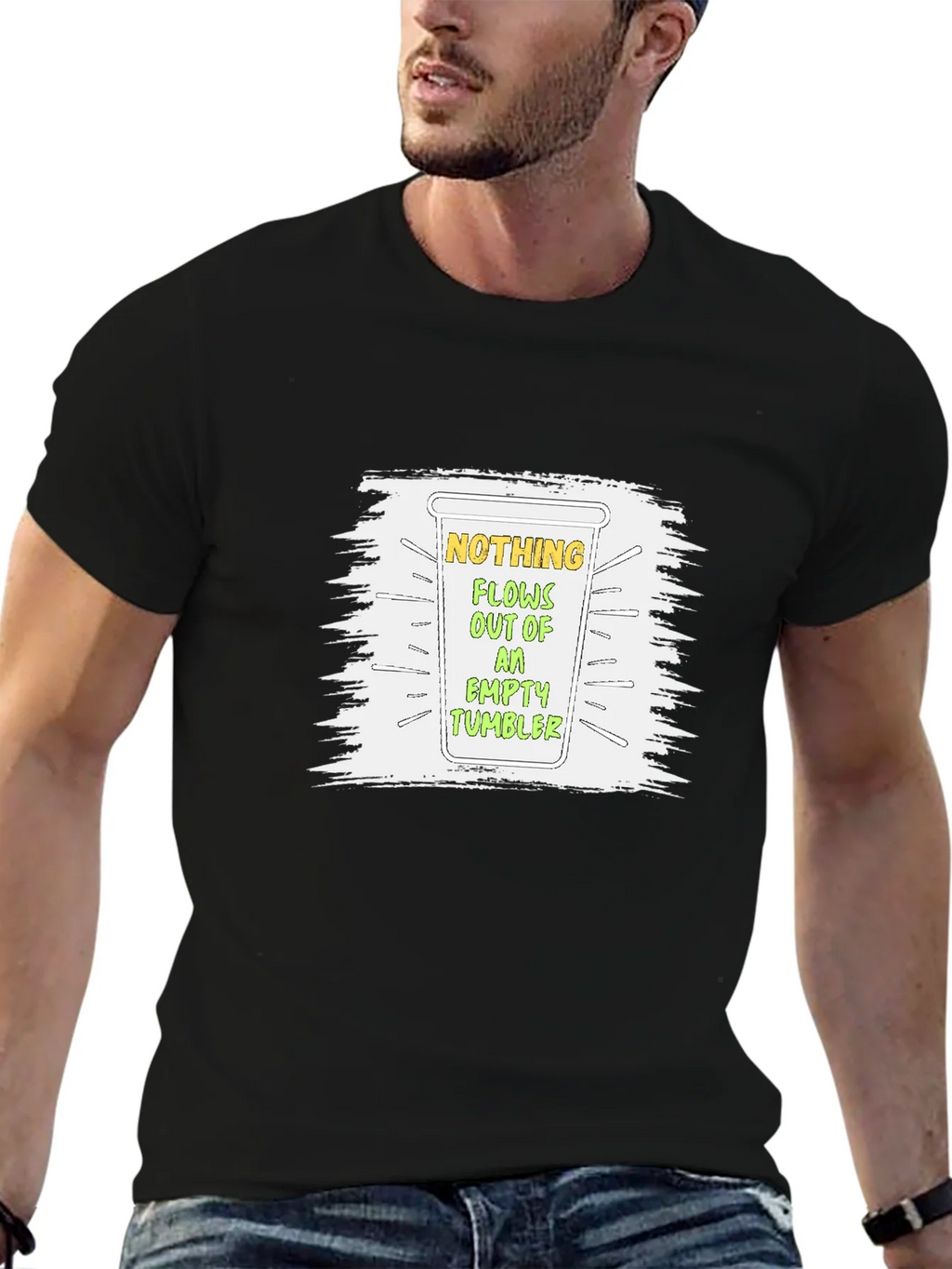 Nothing Flows Empty Tumbler Graphic T-Shirt product image 6