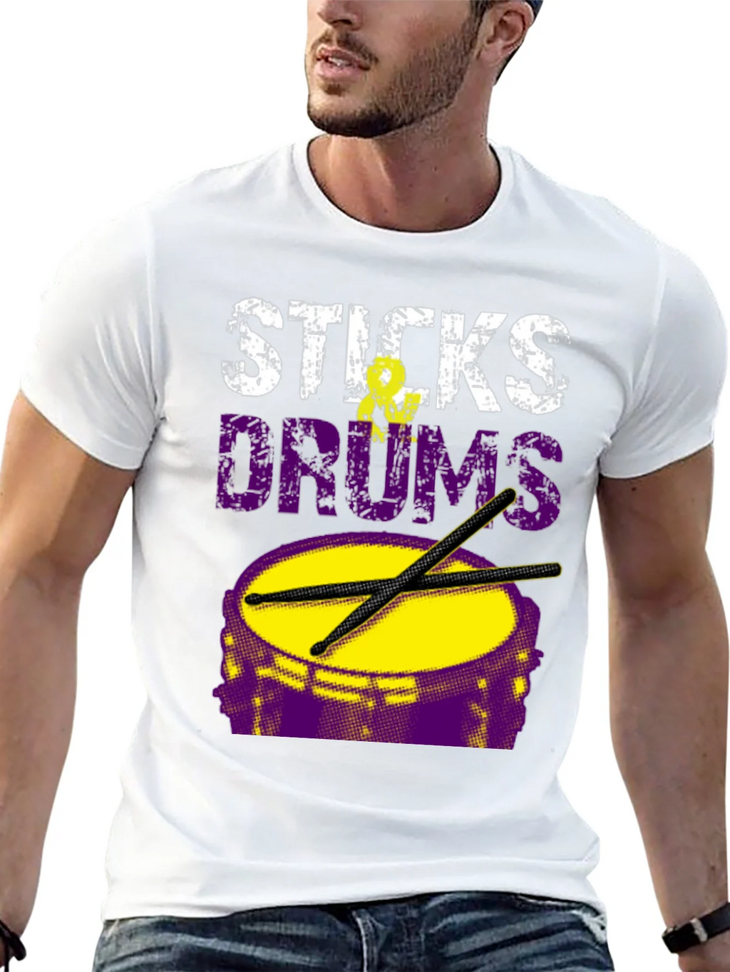 Sticks Drums T-Shirt - Musician Tee product image 12