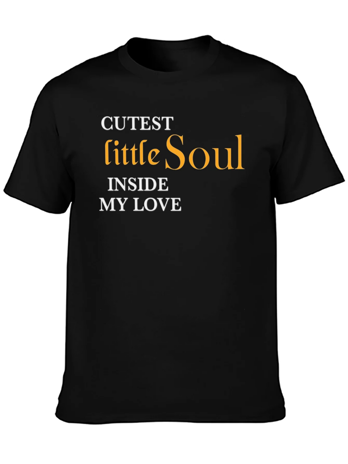 Cutest Little Soul T-Shirt - Black Stylish product image 3
