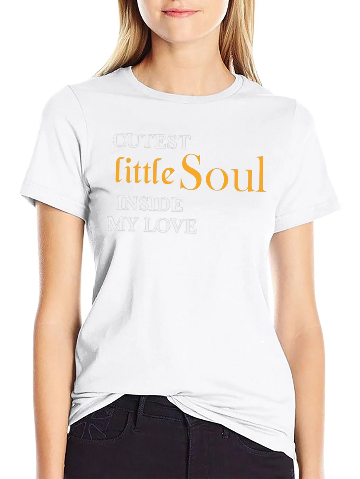 Cutest Little Soul T-Shirt - Black Stylish product image 8