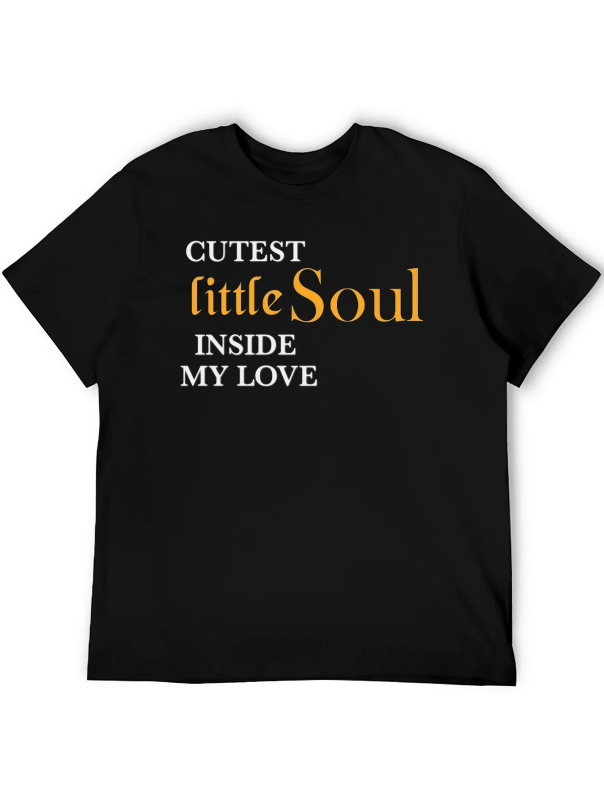 Cutest Little Soul T-Shirt - Black Stylish product image 5