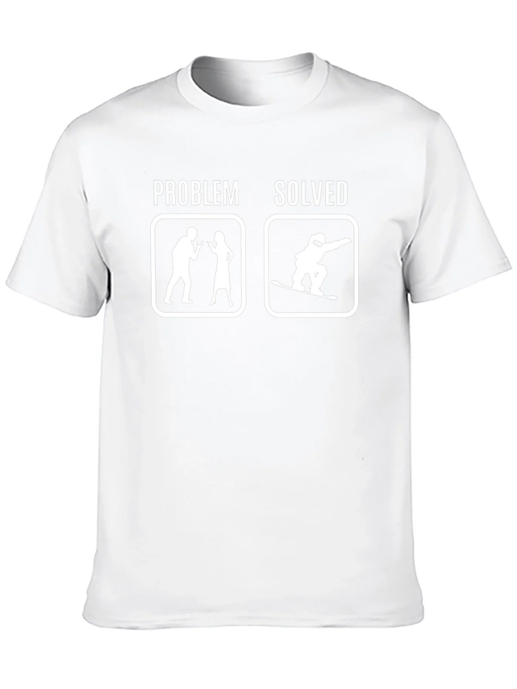 Problem Solved Snowboard T-Shirt product image 9