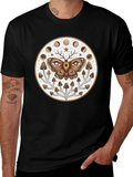 Moth Moon Phase Mushroom T-Shirt product image 1