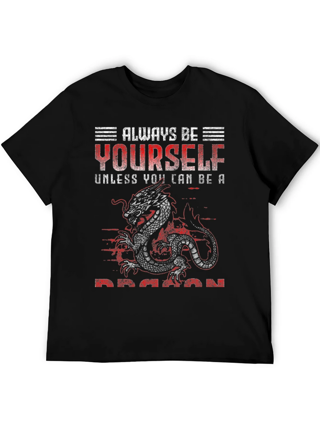 Always Be Yourself Dragon Graphic T-Shirt product image 5