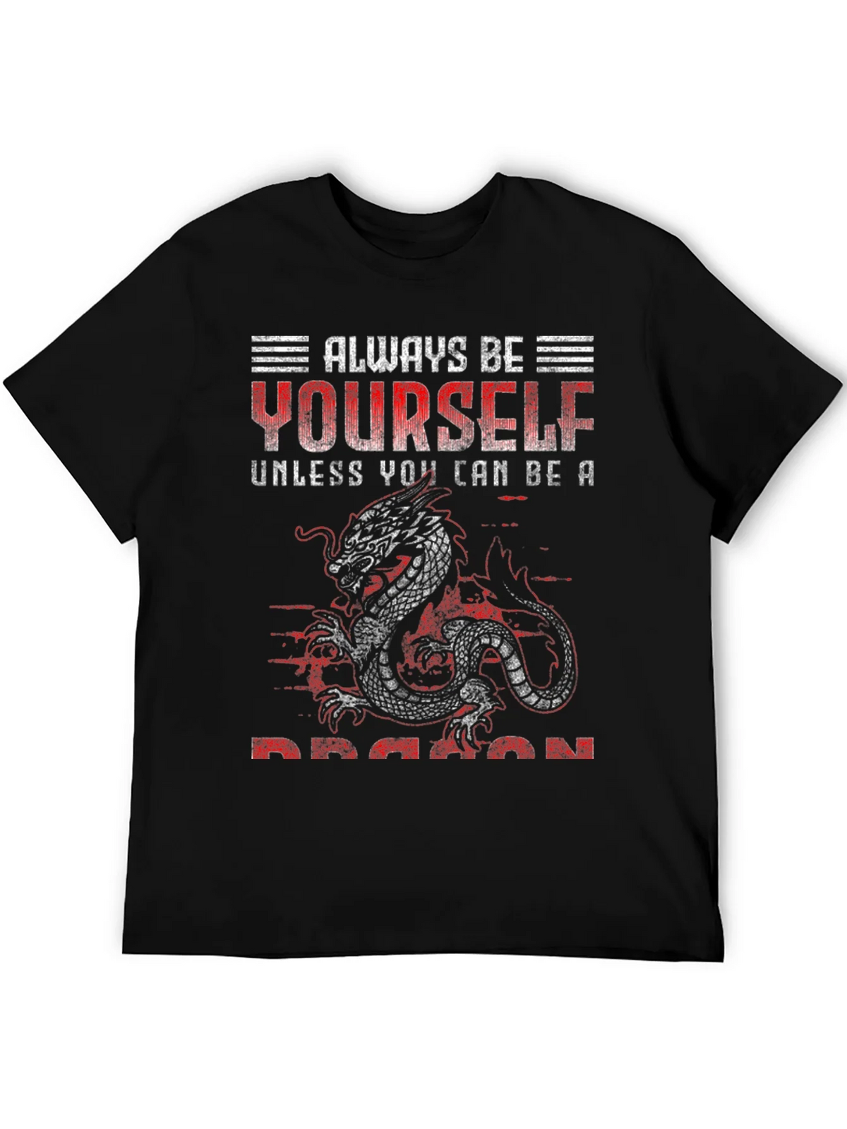 Always Be Yourself Dragon Graphic T-Shirt product image 5