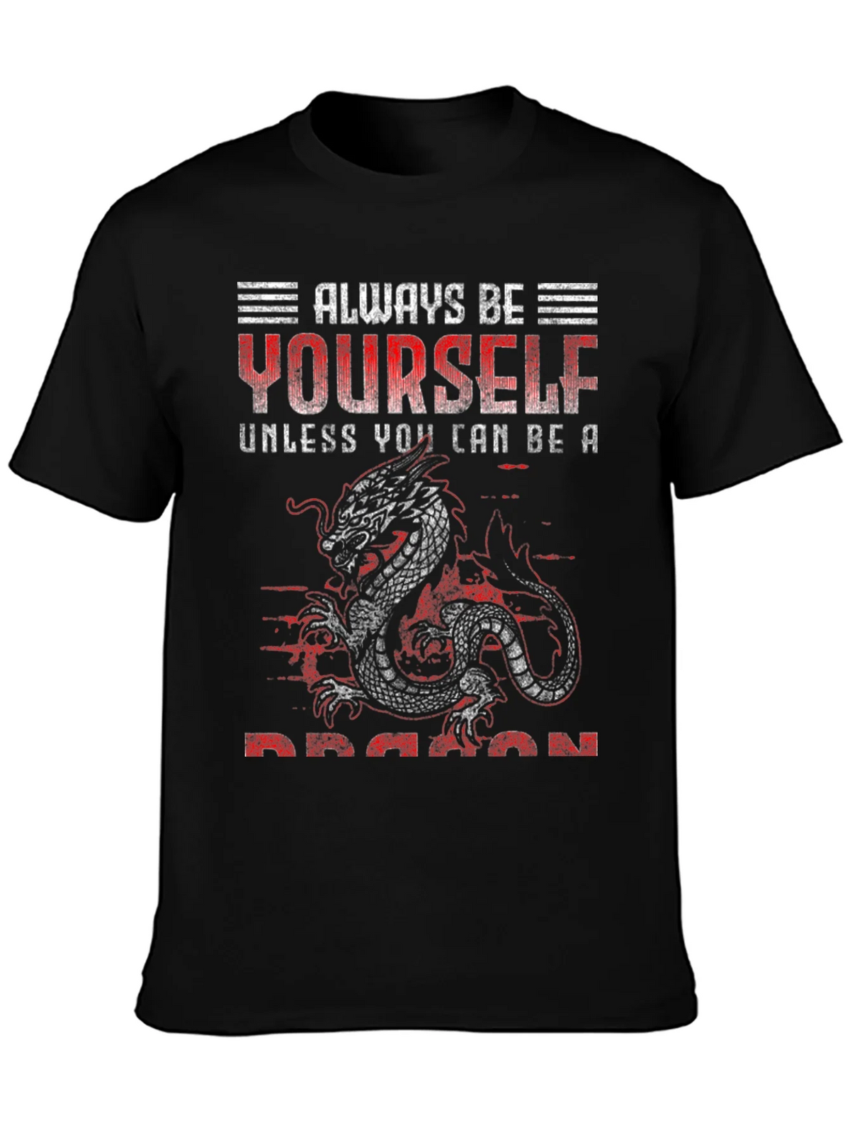 Always Be Yourself Dragon Graphic T-Shirt product image 3