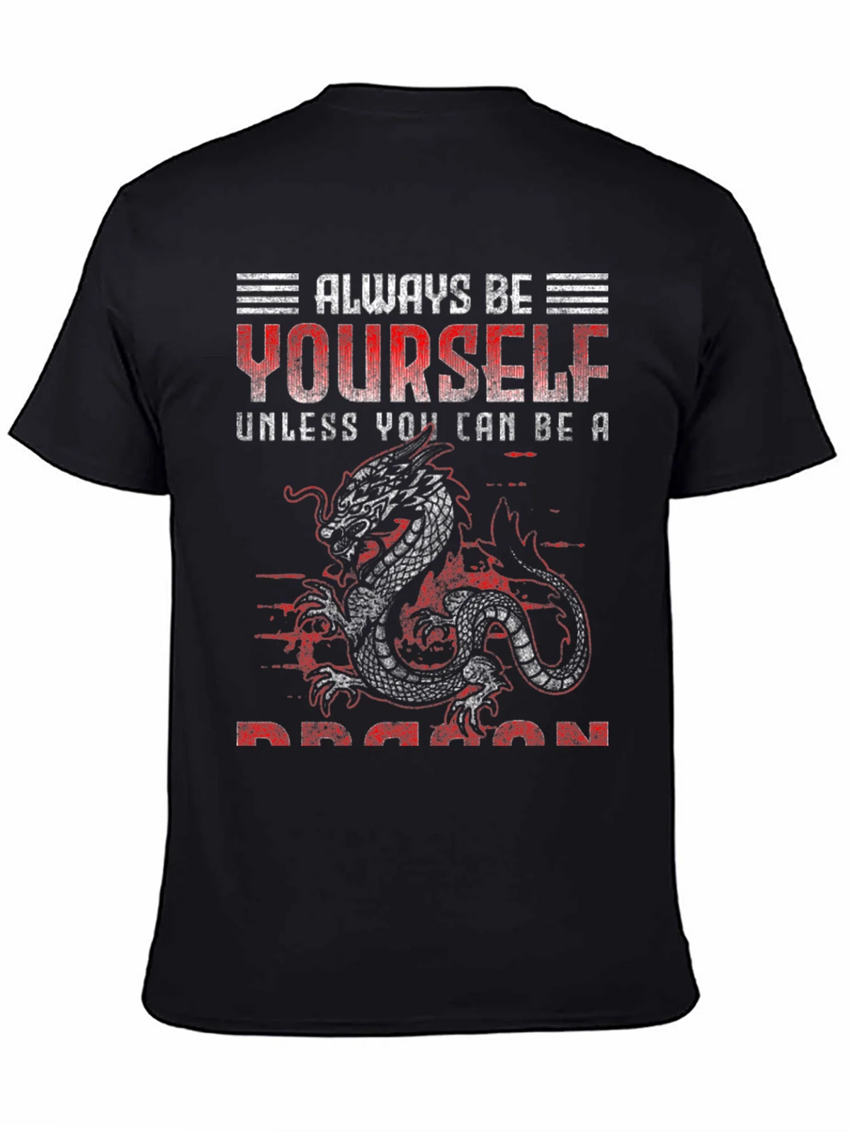 Always Be Yourself Dragon Graphic T-Shirt product image 4
