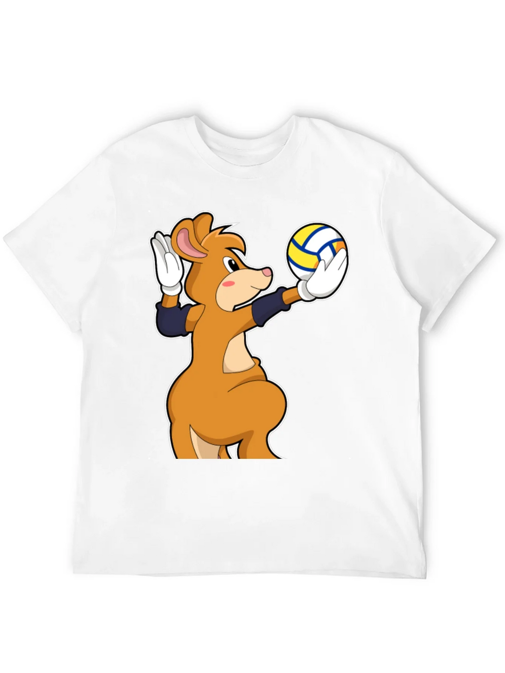 Cartoon Mouse Volleyball Player T-Shirt product image 11