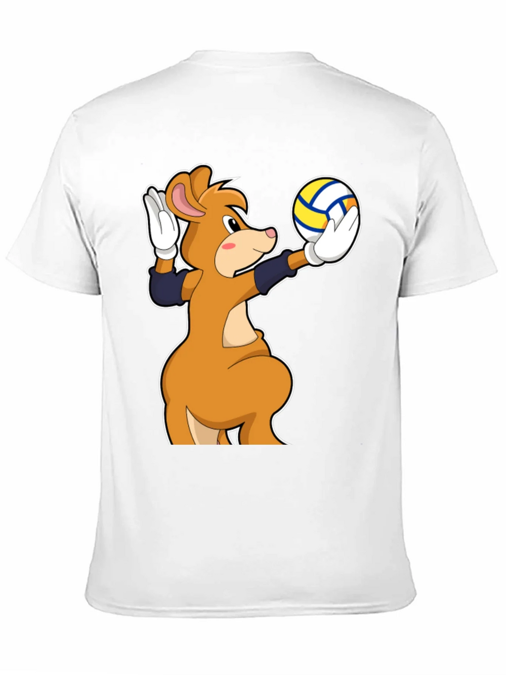 Cartoon Mouse Volleyball Player T-Shirt product image 10