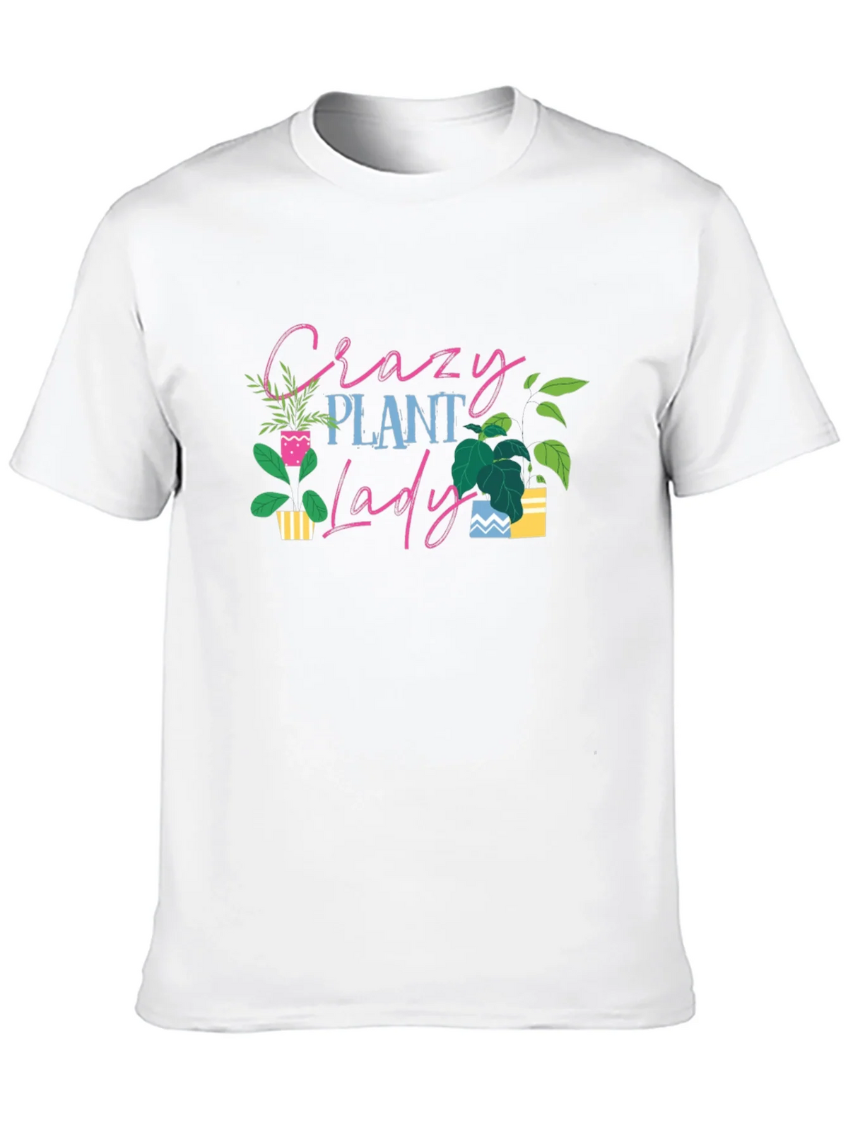 Crazy Plant Lady T-Shirt - Black Cotton Tee product image 9