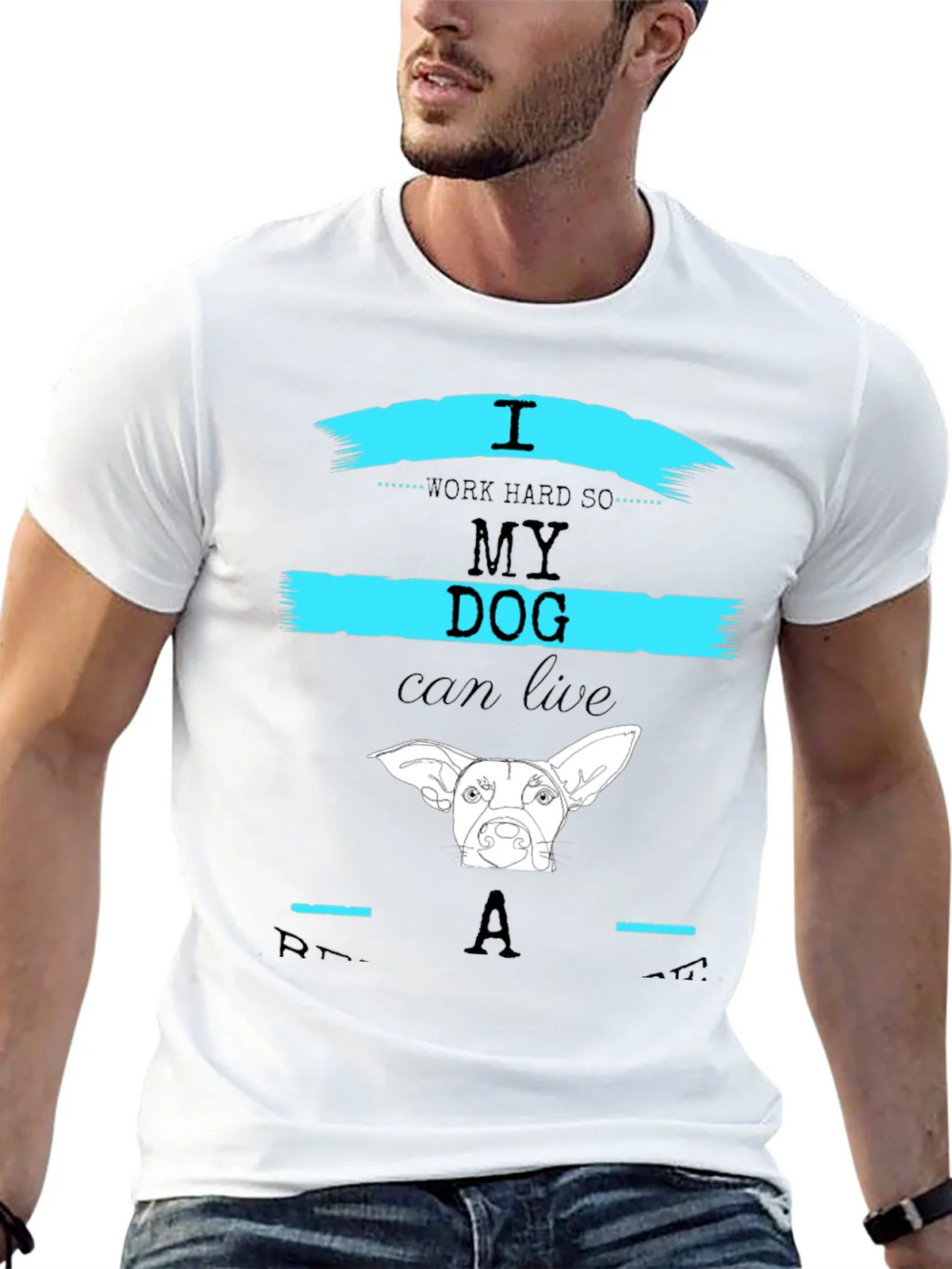 I Work Hard So My Dog Can Live Like A Star T-Shirt product image 12
