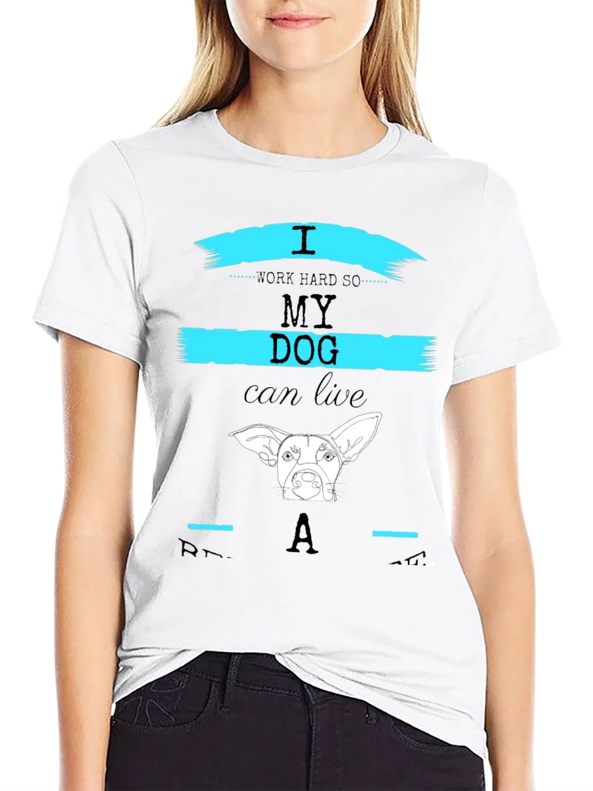 I Work Hard So My Dog Can Live Like A Star T-Shirt product image 8