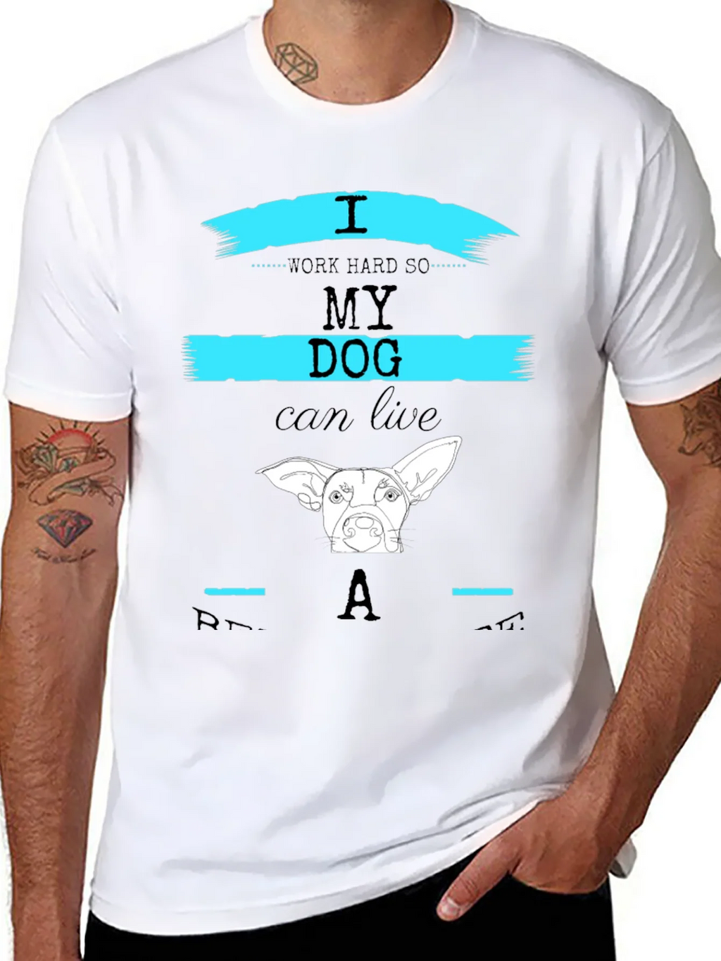 I Work Hard So My Dog Can Live Like A Star T-Shirt product image 7