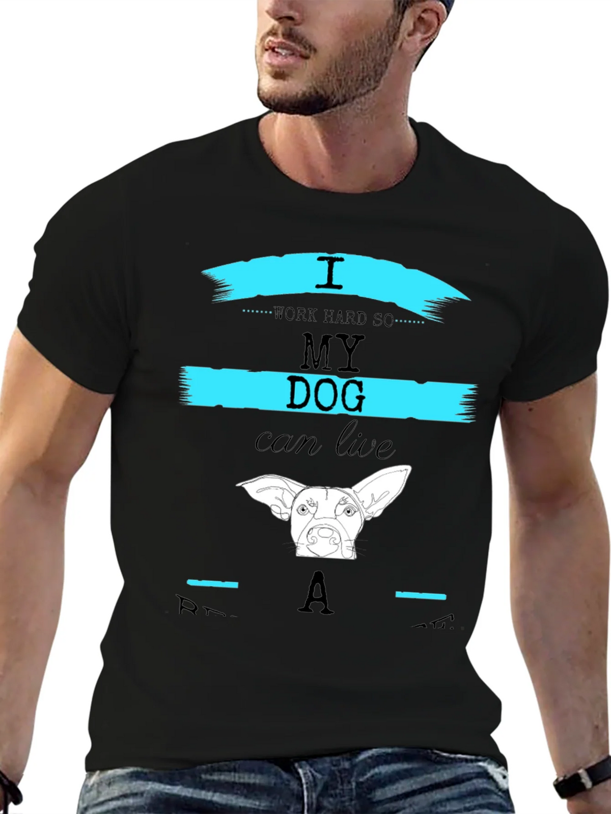 I Work Hard So My Dog Can Live Like A Star T-Shirt product image 6
