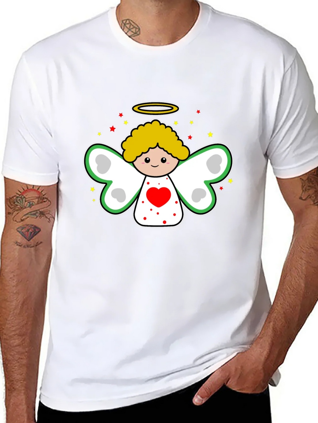 Cute Angel Graphic T-Shirt product image 7