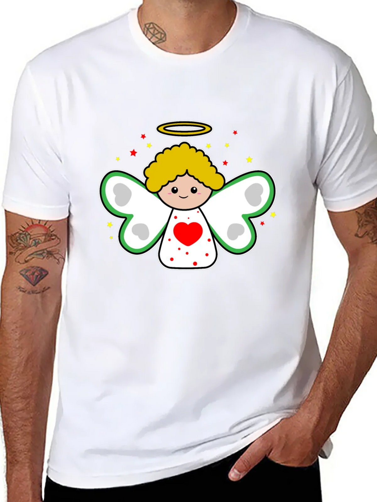 Cute Angel Graphic T-Shirt product image 7
