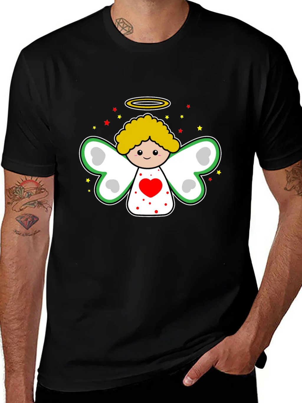Cute Angel Graphic T-Shirt product image 1