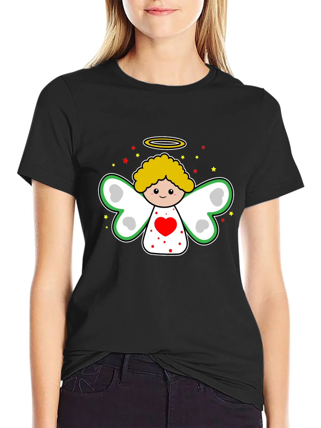 Cute Angel Graphic T-Shirt product image 2