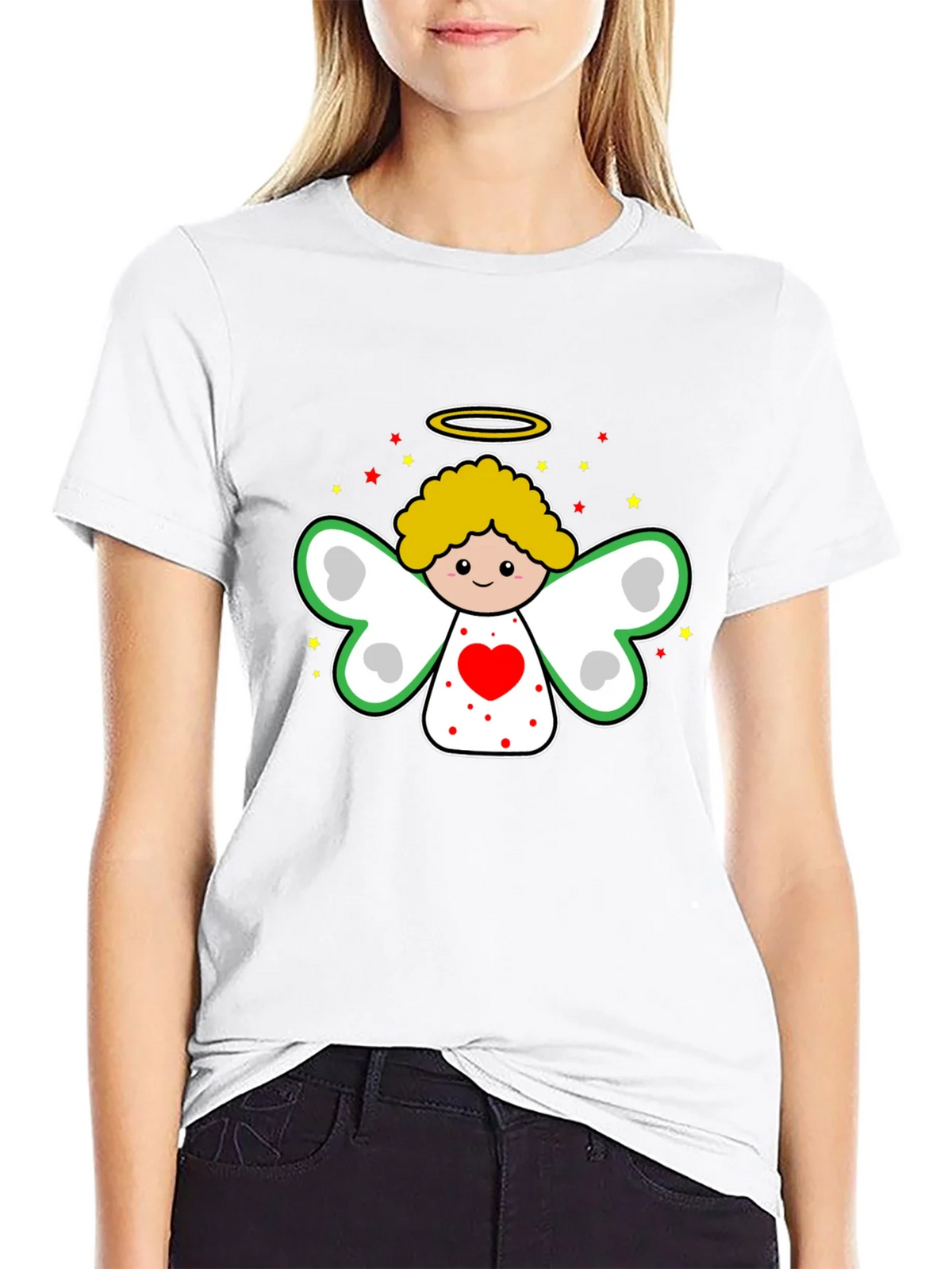Cute Angel Graphic T-Shirt product image 8