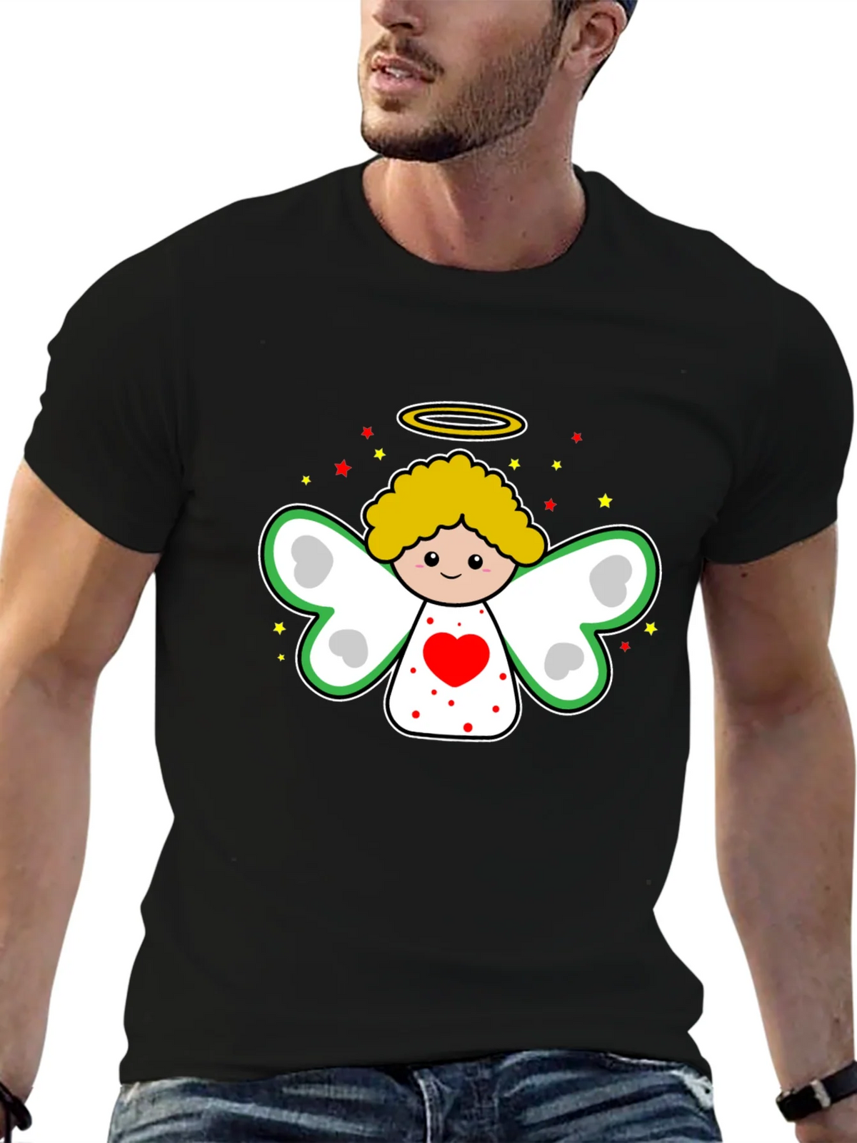 Cute Angel Graphic T-Shirt product image 6