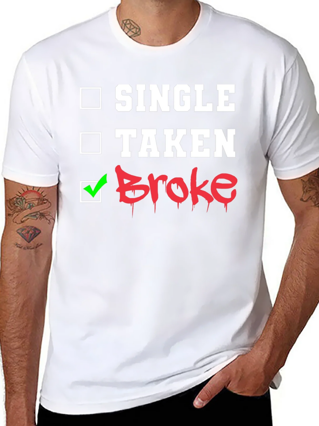 Single Taken Broke Graphic T-Shirt product image 7