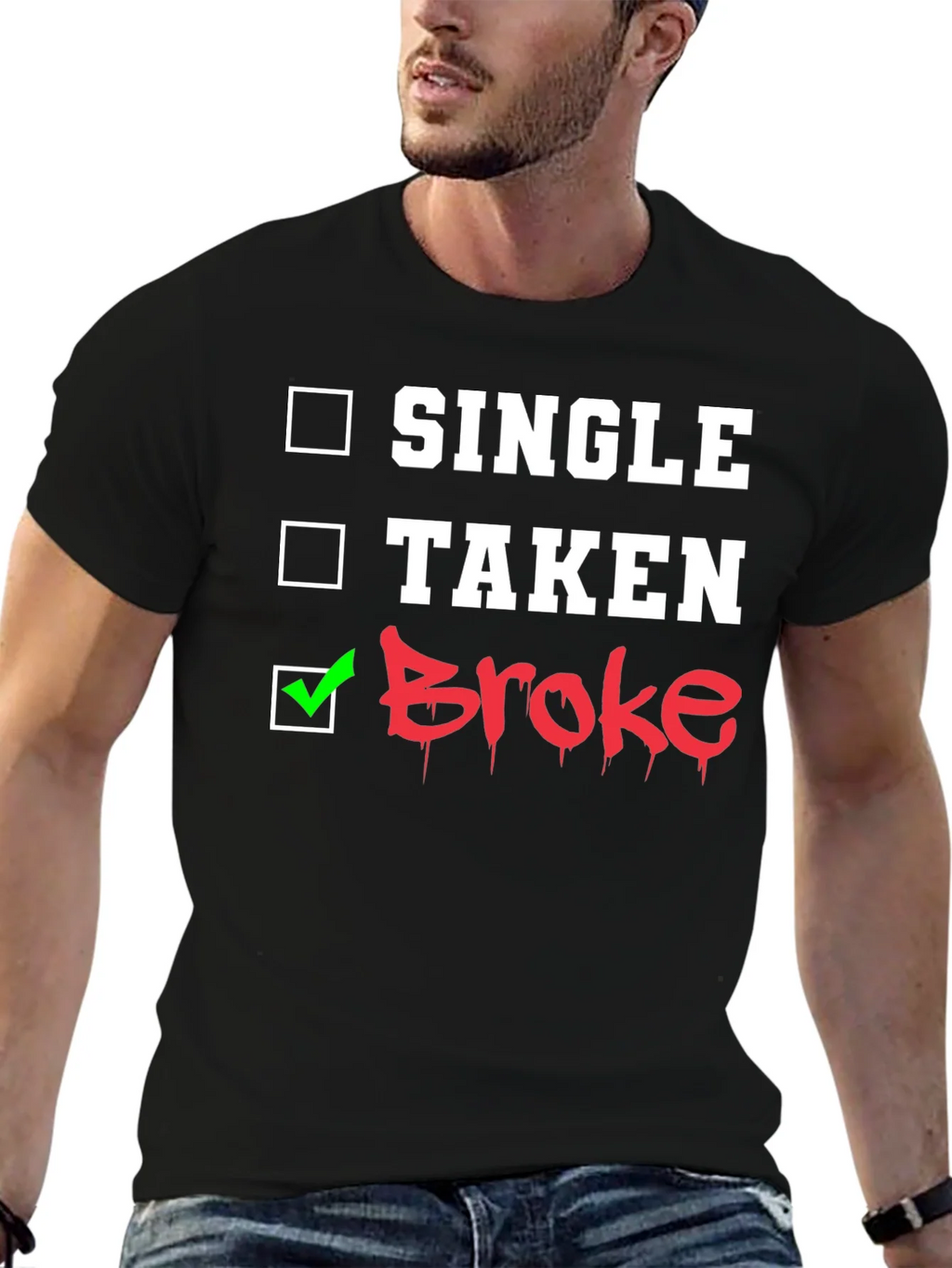 Single Taken Broke Graphic T-Shirt product image 6
