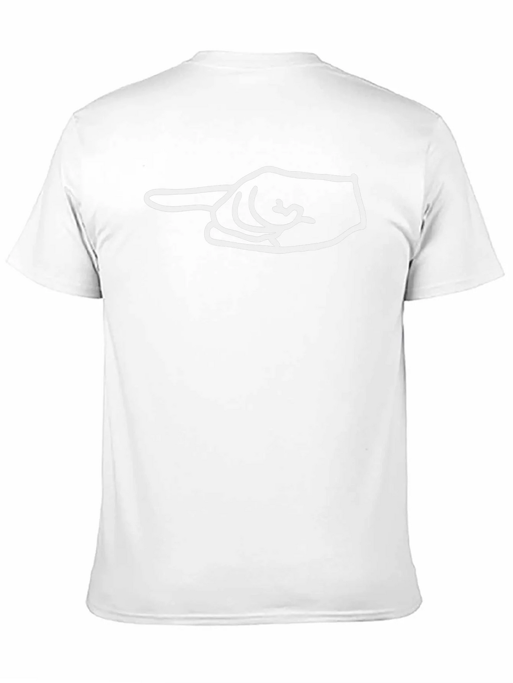 Pointing Hand Graphic Tee - Casual Black T-Shirt product image 10