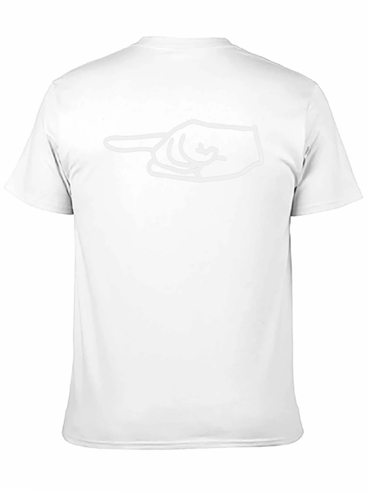 Pointing Hand Graphic Tee - Casual Black T-Shirt product image 10