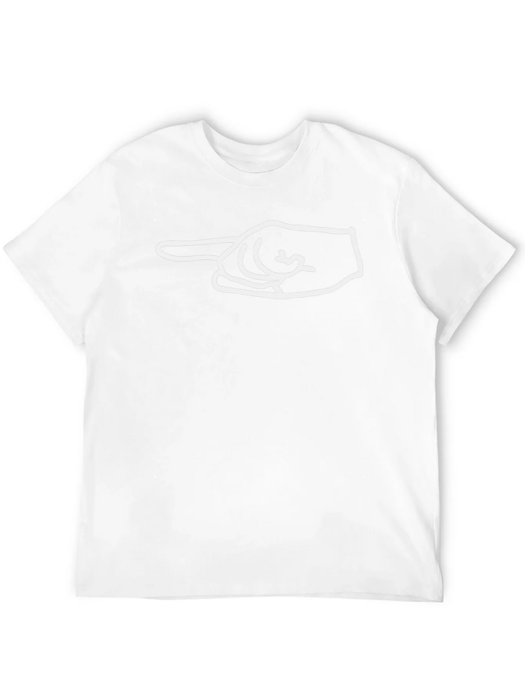 Pointing Hand Graphic Tee - Casual Black T-Shirt product image 11