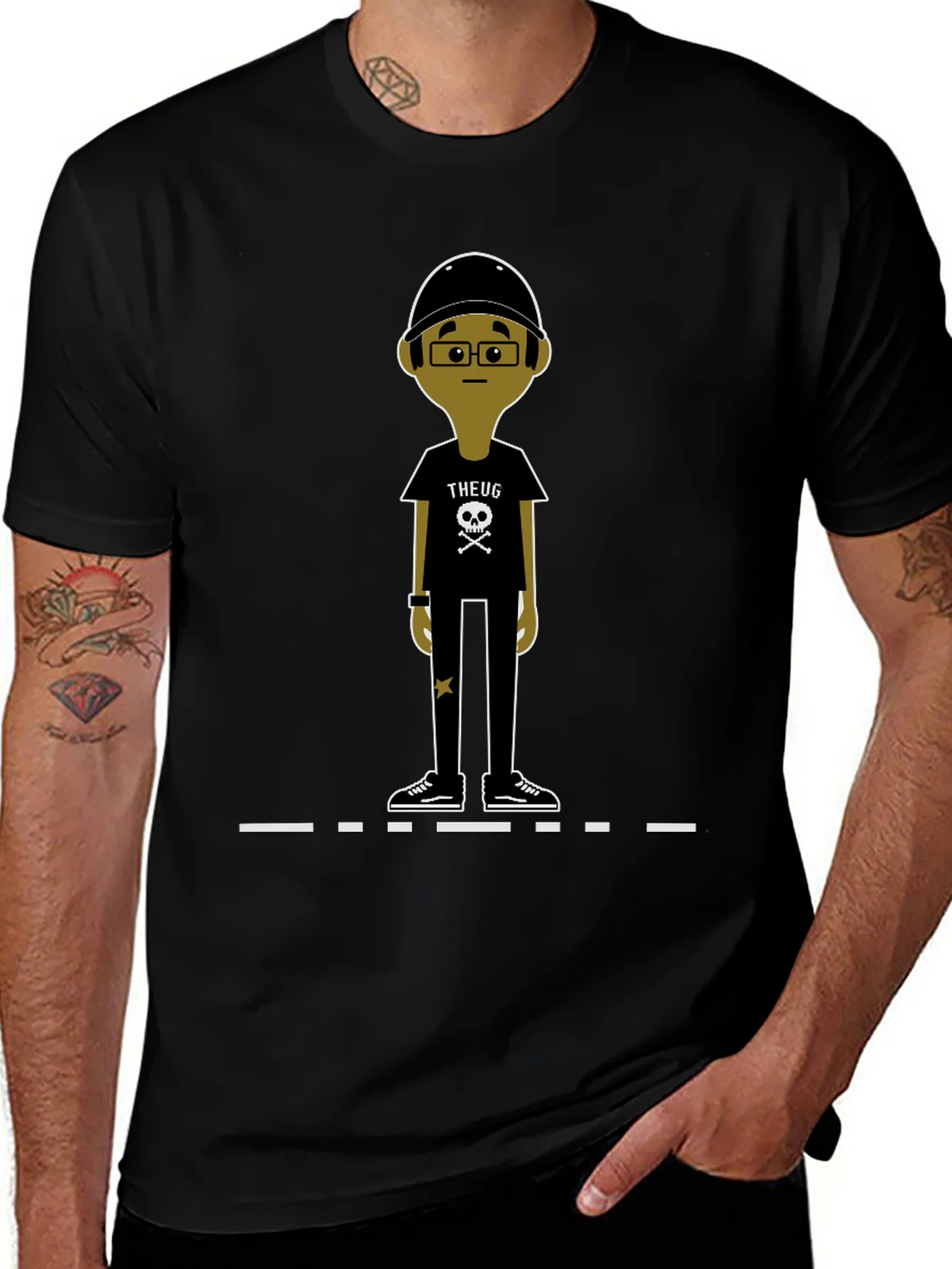 THEUG Character Graphic Tee - Cool Streetwear Style product image 1