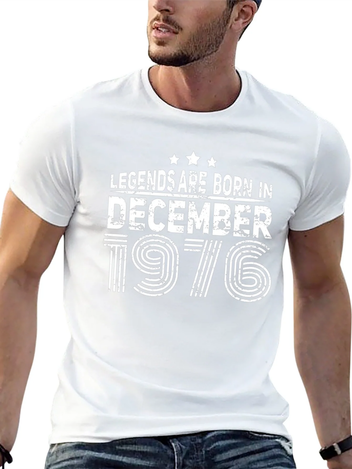 Legends Born in December 1976 Black T-Shirt product image 12