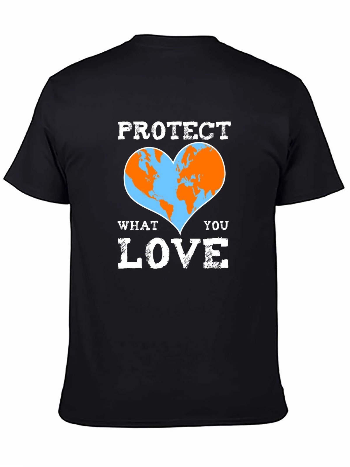 Protect What You Love Earth Heart T-Shirt product image 4