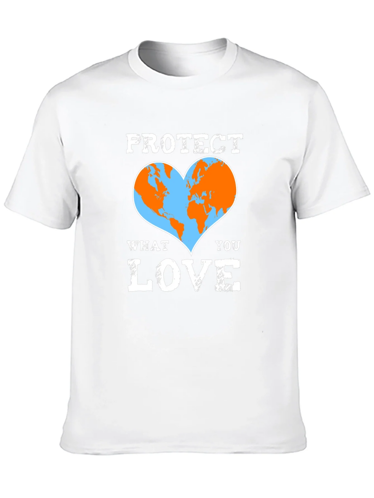 Protect What You Love Earth Heart T-Shirt product image 9