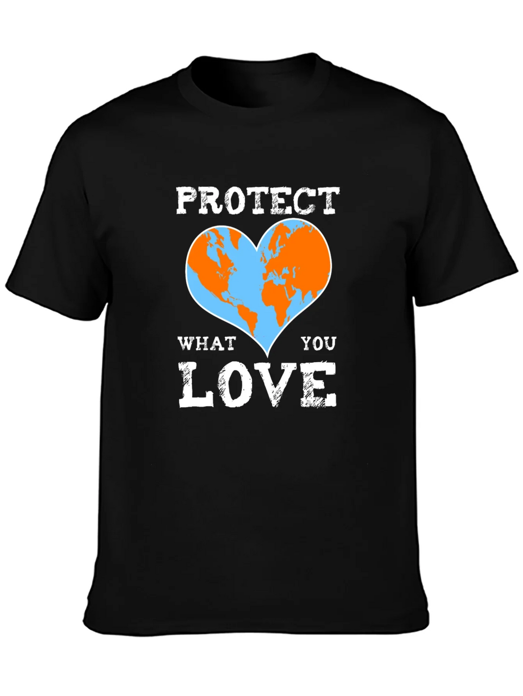 Protect What You Love Earth Heart T-Shirt product image 3