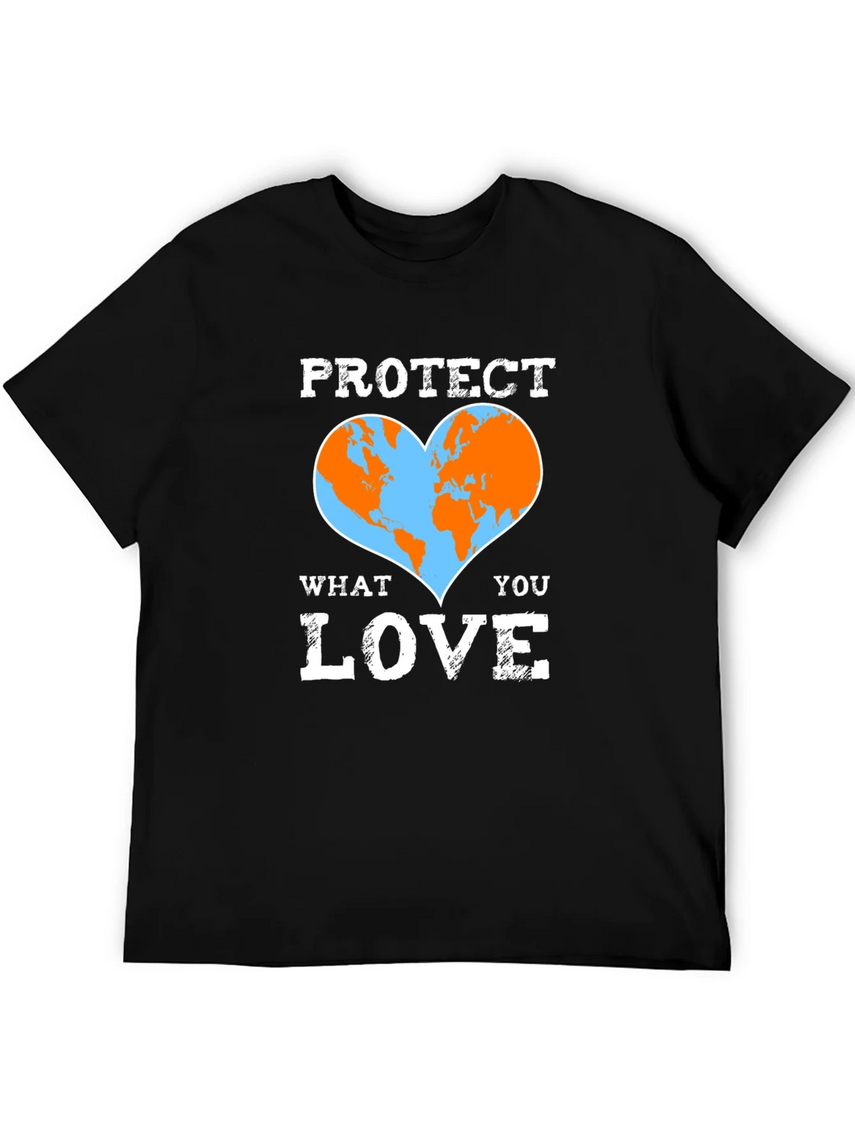 Protect What You Love Earth Heart T-Shirt product image 5