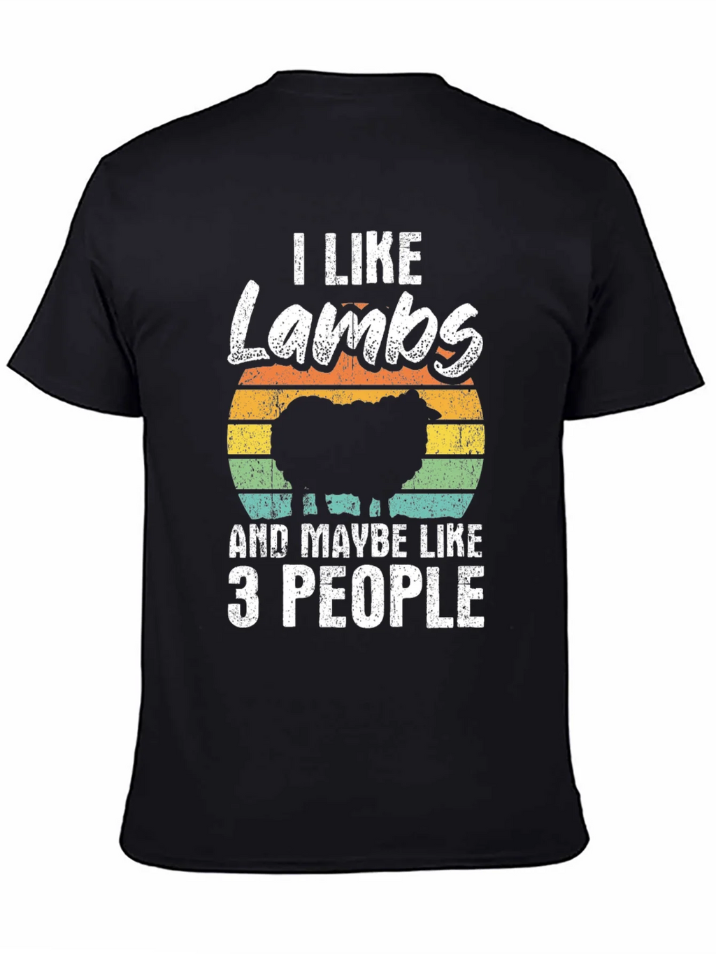 I Like Lambs and Maybe 3 People T-Shirt product image 4