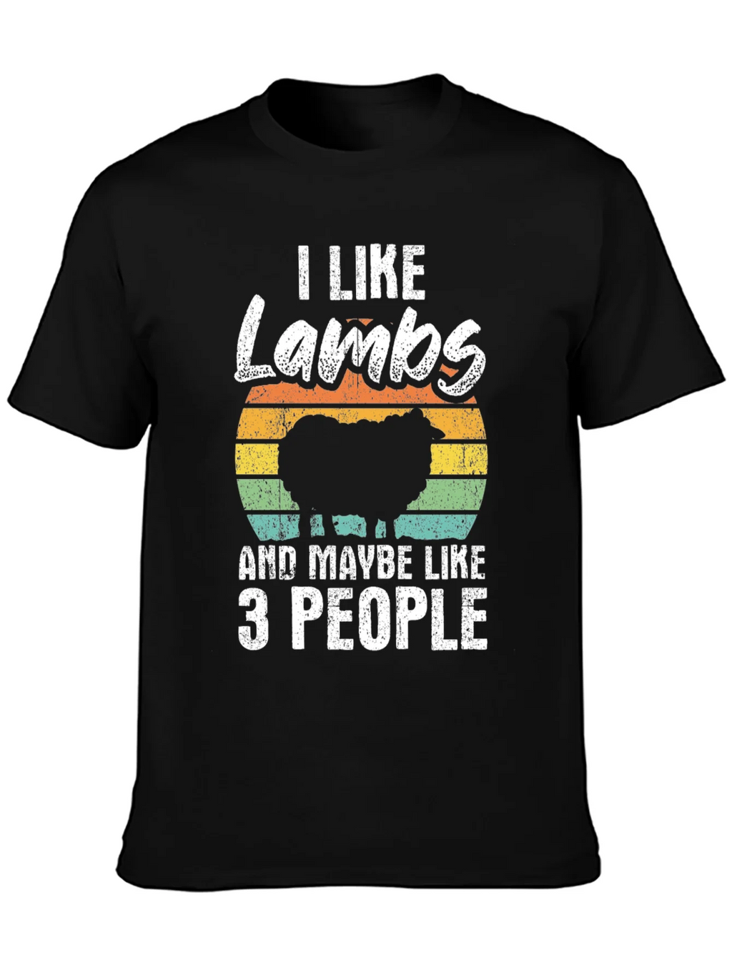 I Like Lambs and Maybe 3 People T-Shirt product image 3