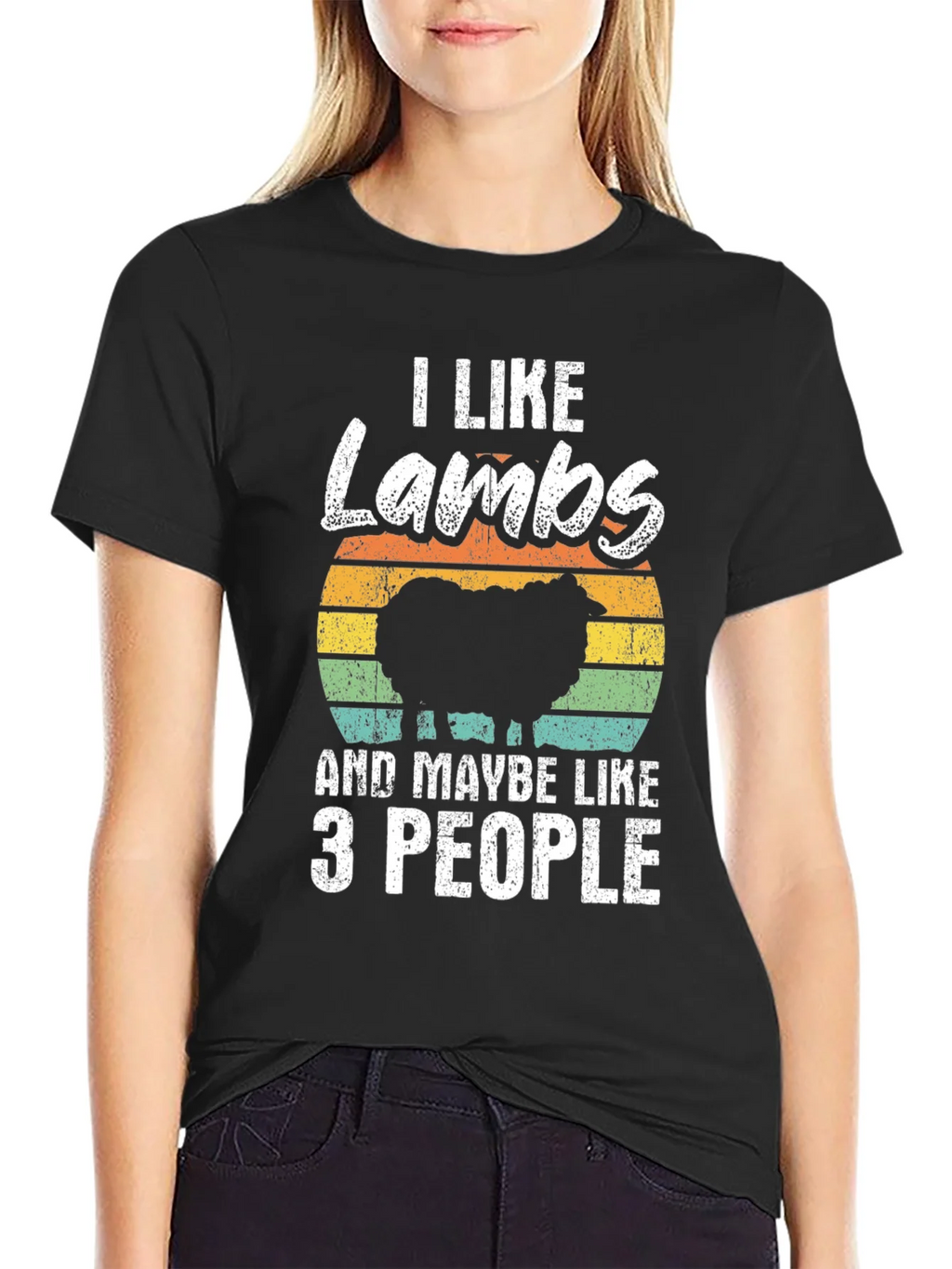 I Like Lambs and Maybe 3 People T-Shirt product image 2