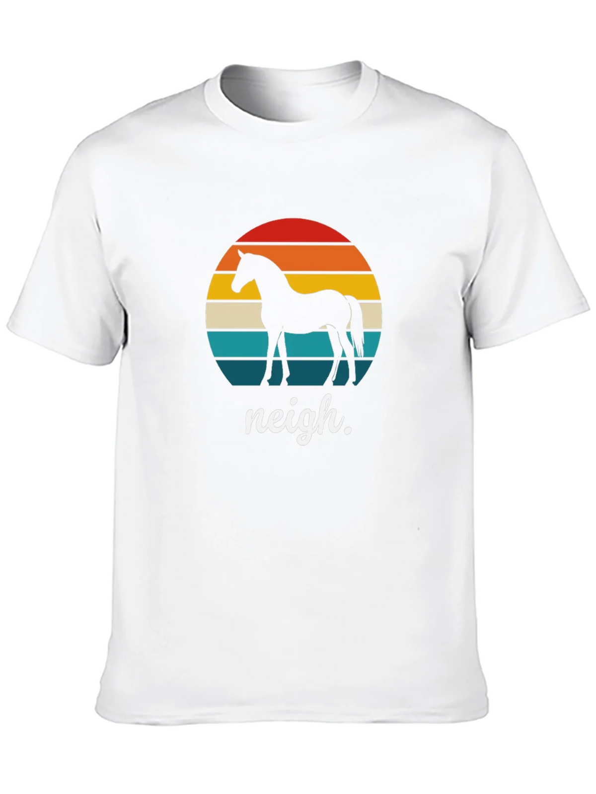 Retro Horse T-Shirt - Neigh Design product image 9