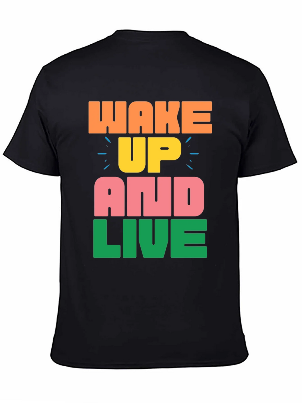 Wake Up and Live Graphic Tee product image 4